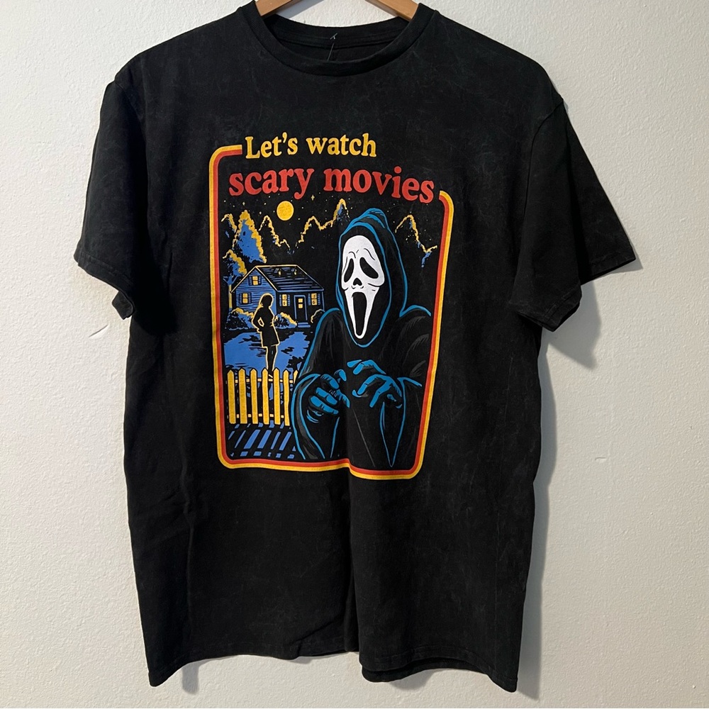 Ghost face Scream Halloween Tshirt 100% cotton L